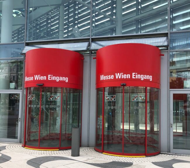 Eingang Messe Wien