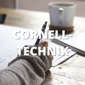Cornell-Technik, Hand die auf Papier schreibt